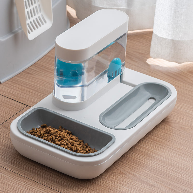 Enhance Your Pet's Feeding Experience with the 1.5L Automatic Pet Feeding And Water Bowl